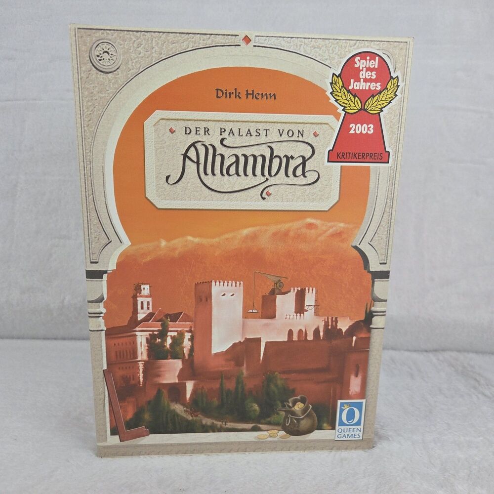 Alhambra Board Game Queen Games 2003‎ Complete Spiel Des Jahres Winner German